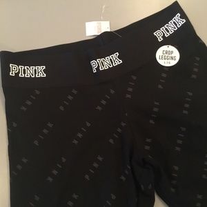 NWT Limited Edition Multi Logo Capris